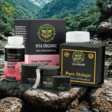 VitaOrganic Wellness Bundle – Pure Shilajit Resin + Shilajit Gummies